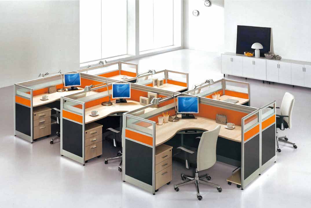 辦公室家具L型屏風(fēng)卡位展示 辦公室家具L型屏風(fēng)卡位展示